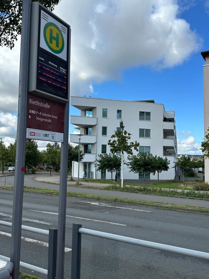 Bohnapartments - Nordkap-Suiten - Gratis Parkplatz - Moderner Neubau - Erdgeschoss - Fussbodenheizung 埃尔福特 外观 照片