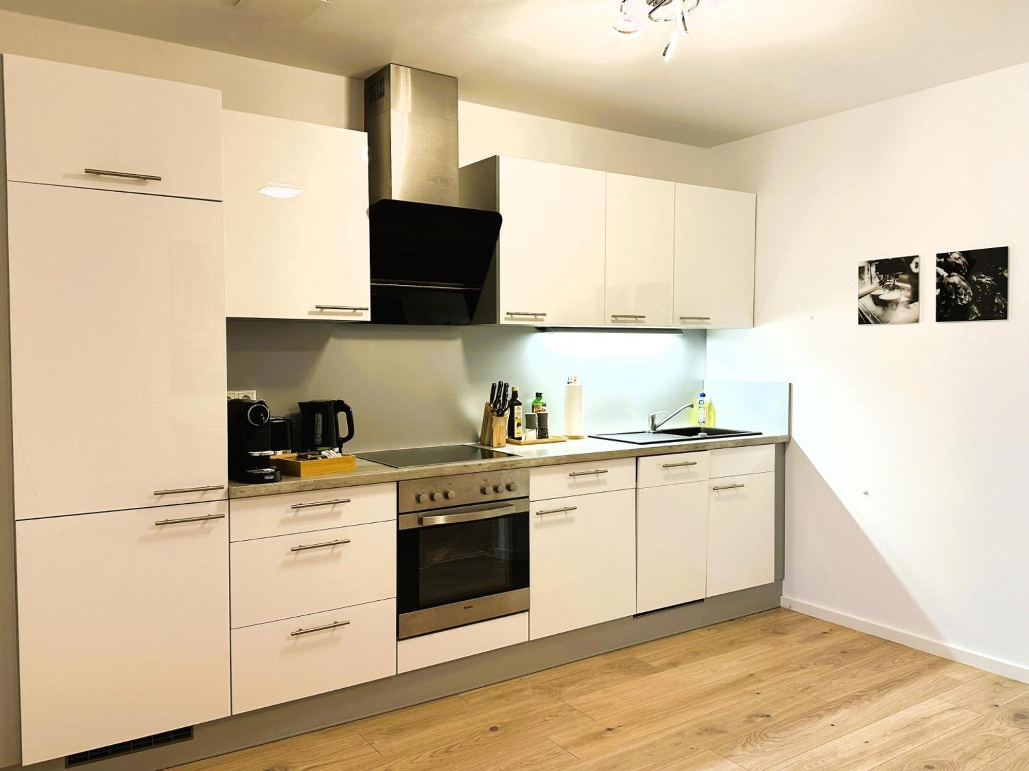 Bohnapartments - Nordkap-Suiten - Gratis Parkplatz - Moderner Neubau - Erdgeschoss - Fussbodenheizung 埃尔福特 客房 照片