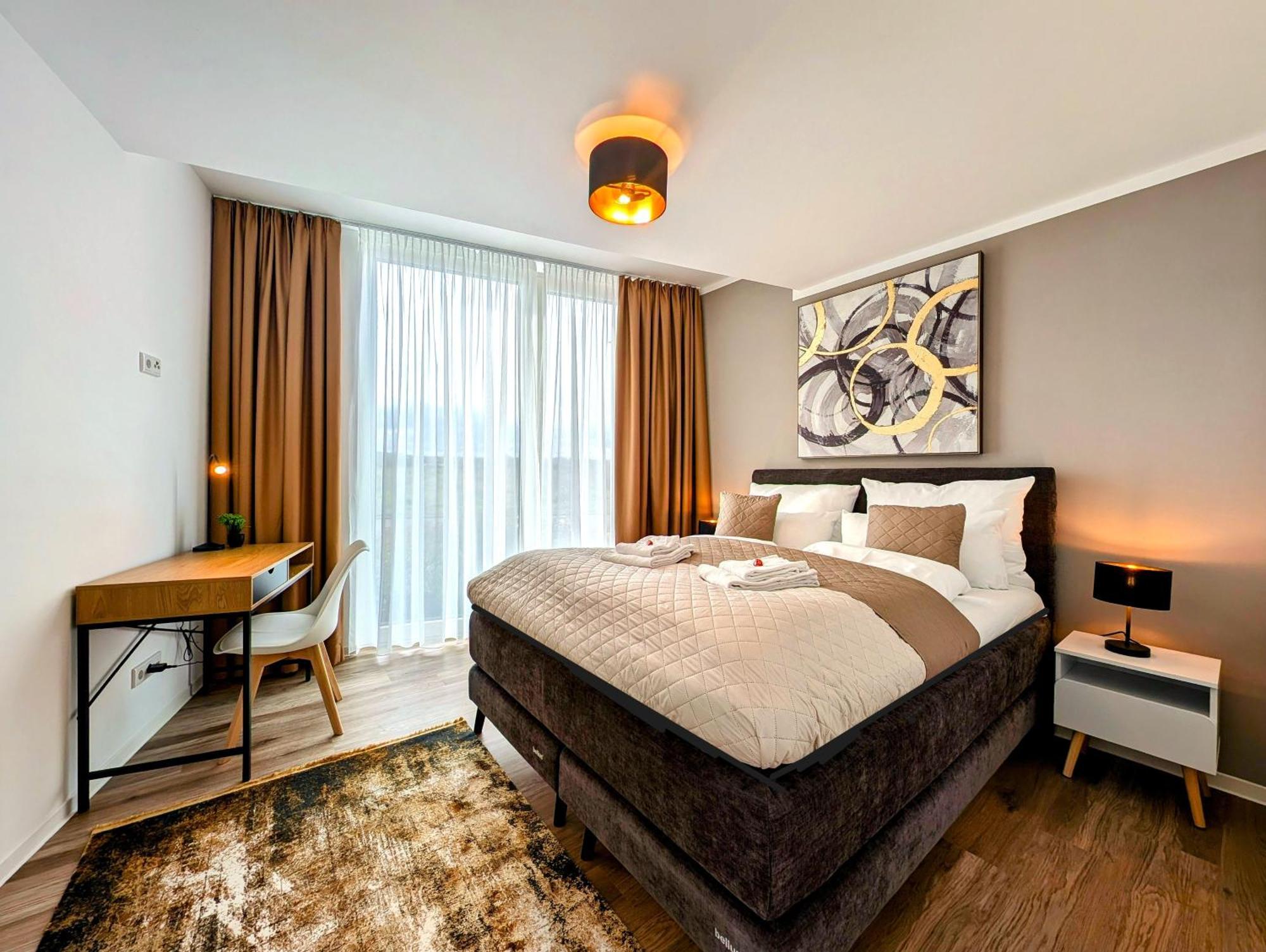 Bohnapartments - Nordkap-Suiten - Gratis Parkplatz - Moderner Neubau - Erdgeschoss - Fussbodenheizung 埃尔福特 外观 照片