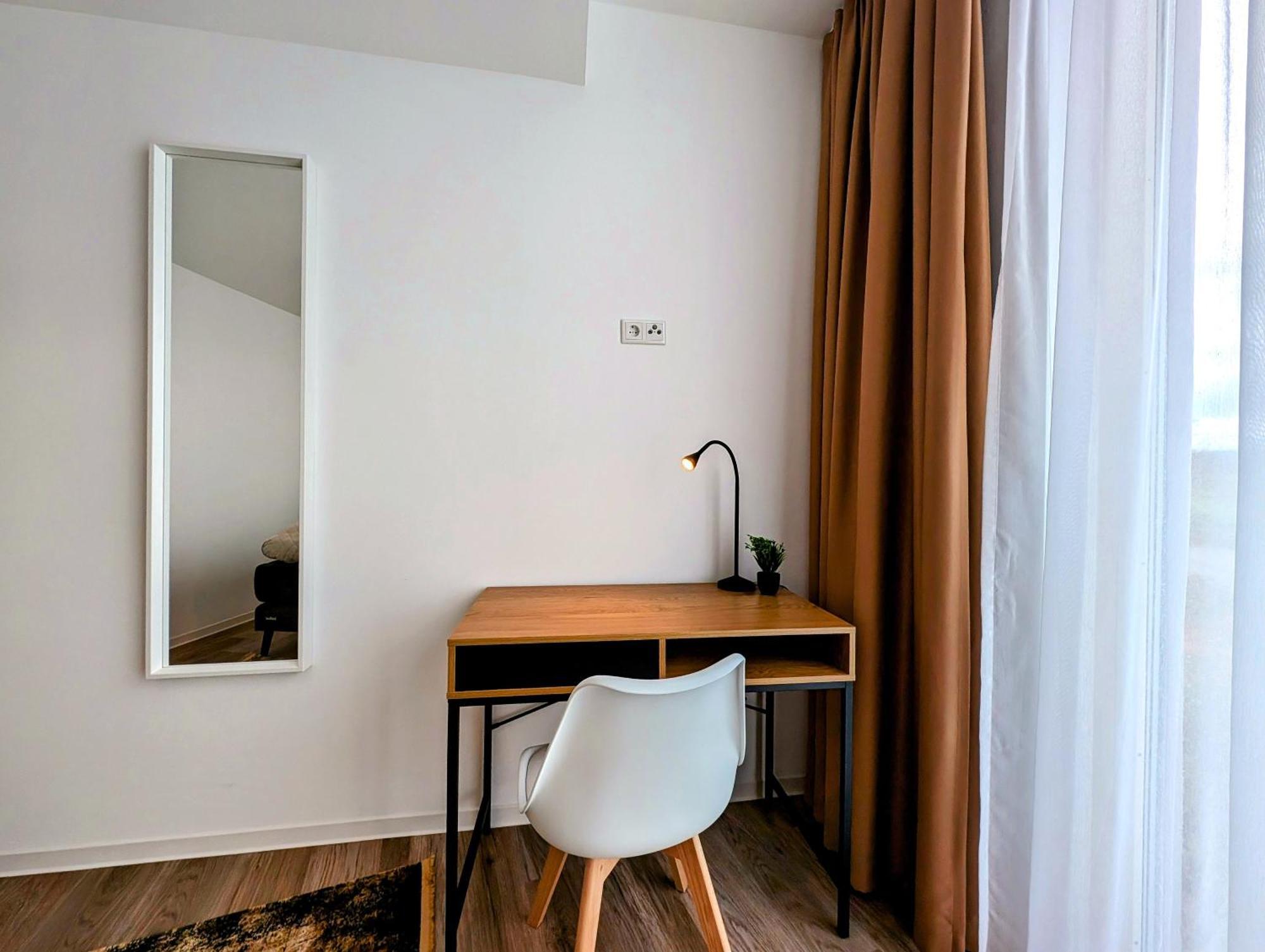 Bohnapartments - Nordkap-Suiten - Gratis Parkplatz - Moderner Neubau - Erdgeschoss - Fussbodenheizung 埃尔福特 外观 照片