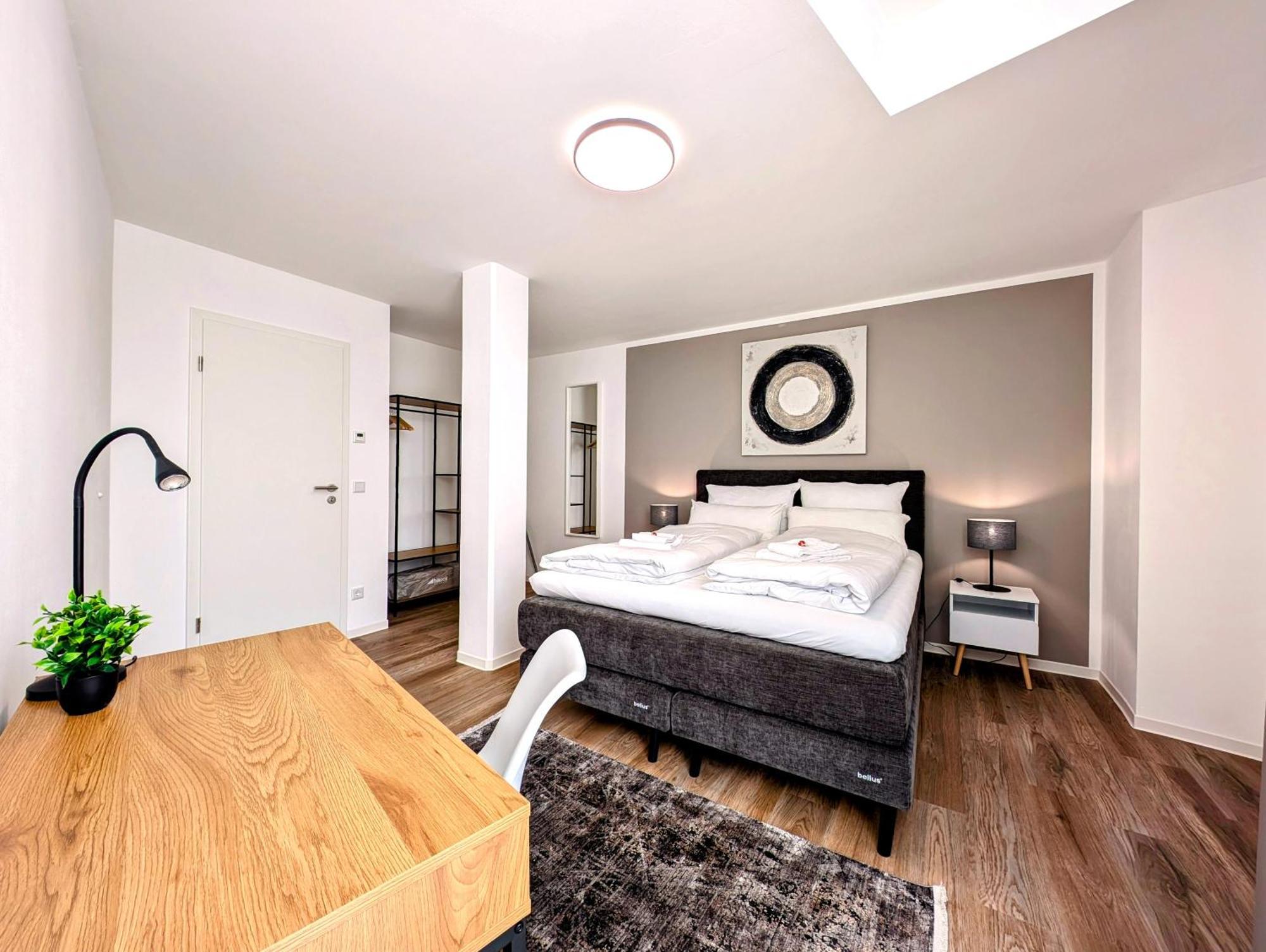 Bohnapartments - Nordkap-Suiten - Gratis Parkplatz - Moderner Neubau - Erdgeschoss - Fussbodenheizung 埃尔福特 外观 照片
