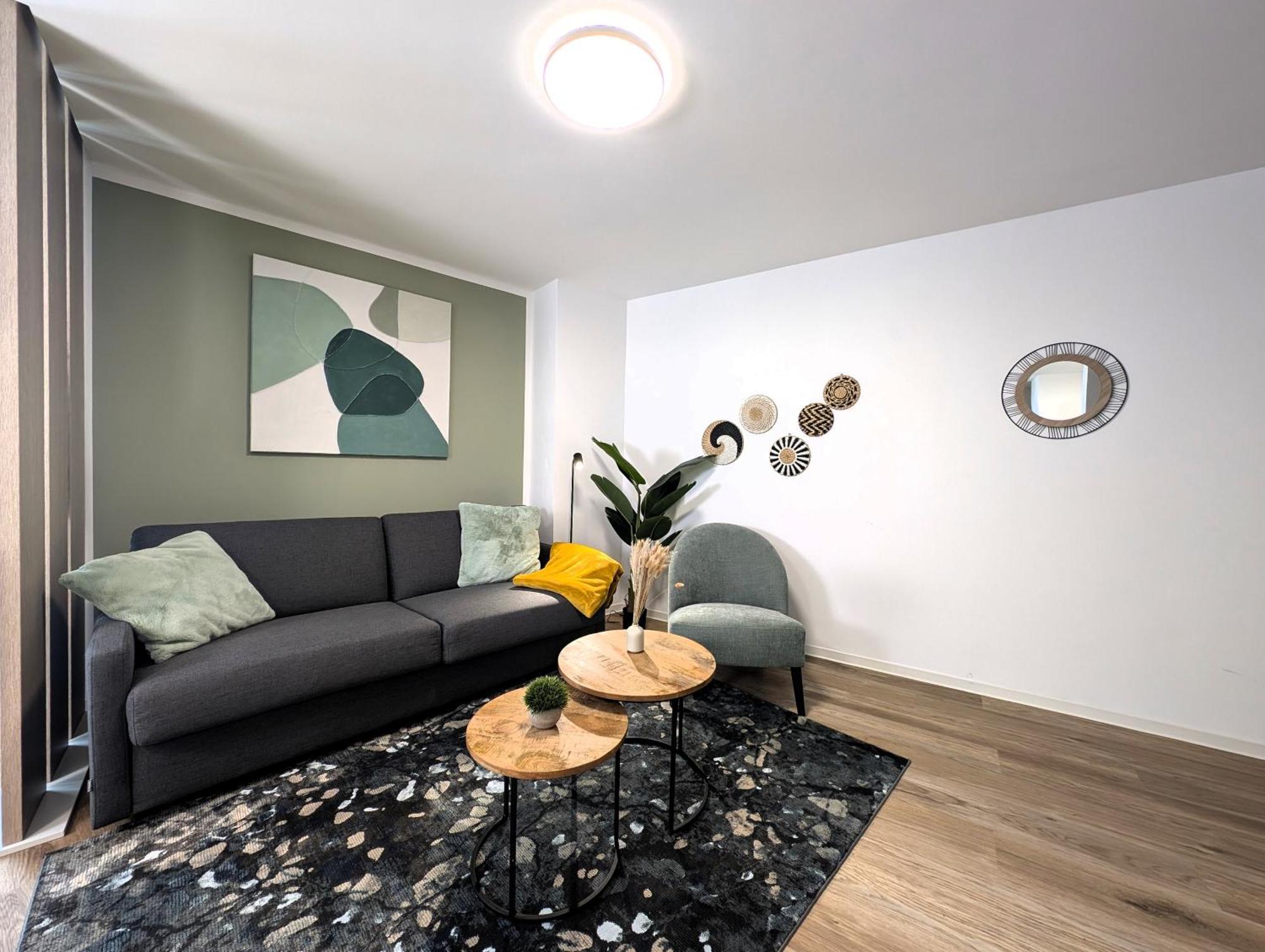 Bohnapartments - Nordkap-Suiten - Gratis Parkplatz - Moderner Neubau - Erdgeschoss - Fussbodenheizung 埃尔福特 外观 照片