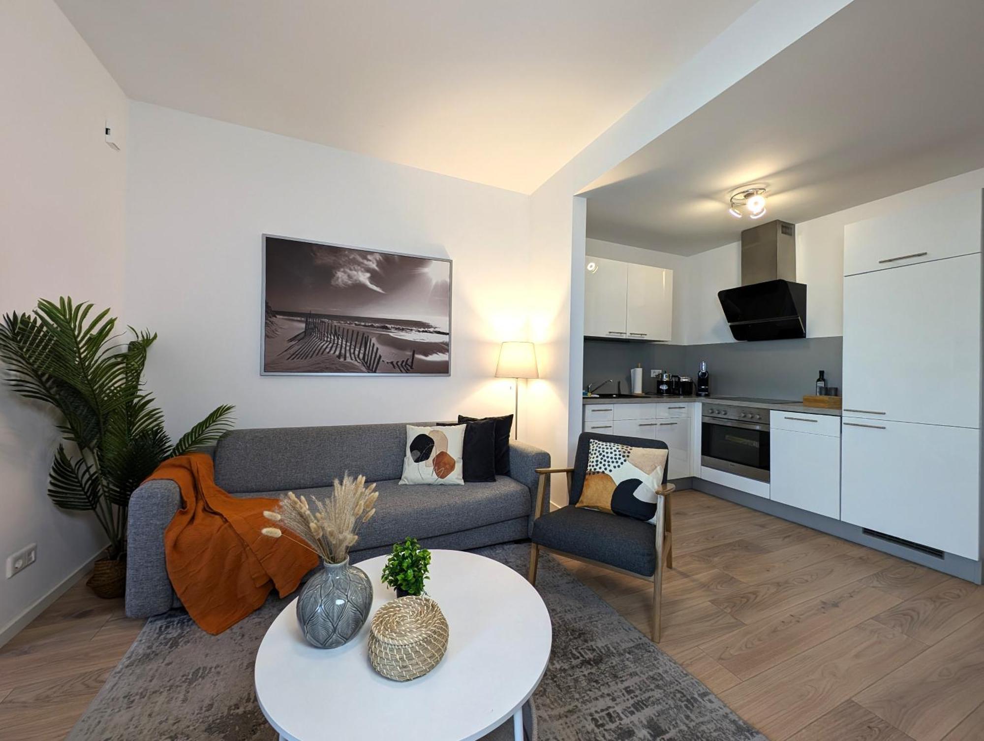 Bohnapartments - Nordkap-Suiten - Gratis Parkplatz - Moderner Neubau - Erdgeschoss - Fussbodenheizung 埃尔福特 外观 照片