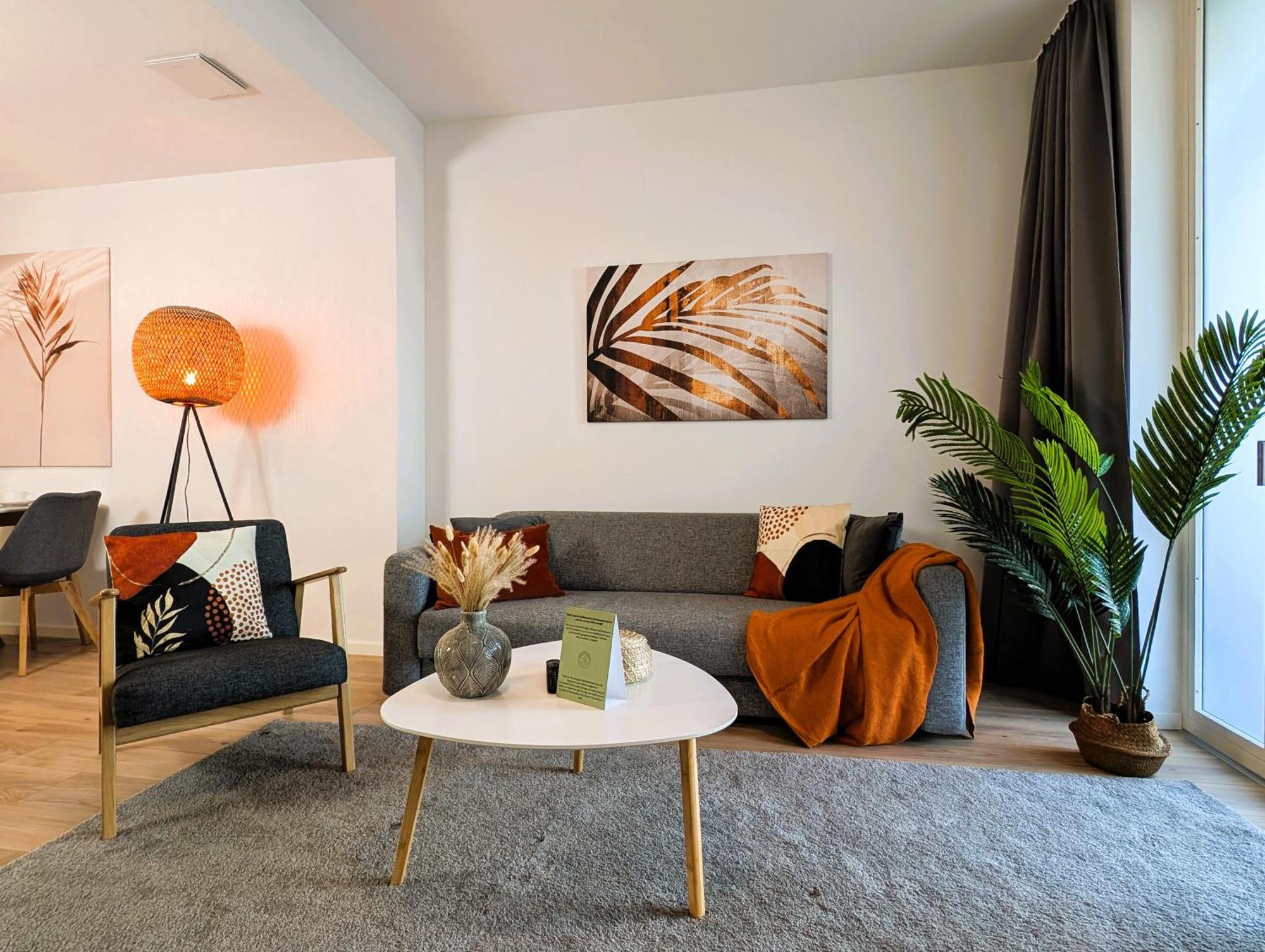 Bohnapartments - Nordkap-Suiten - Gratis Parkplatz - Moderner Neubau - Erdgeschoss - Fussbodenheizung 埃尔福特 外观 照片
