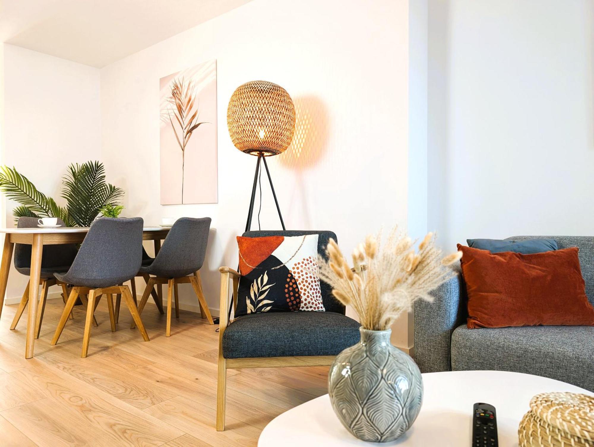 Bohnapartments - Nordkap-Suiten - Gratis Parkplatz - Moderner Neubau - Erdgeschoss - Fussbodenheizung 埃尔福特 外观 照片