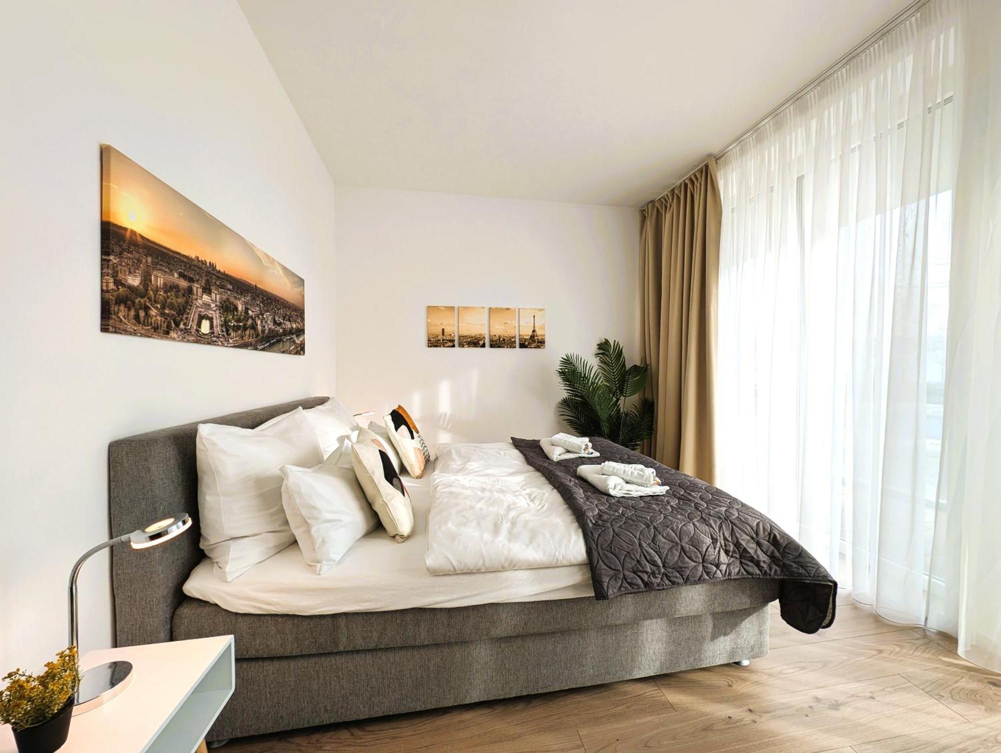 Bohnapartments - Nordkap-Suiten - Gratis Parkplatz - Moderner Neubau - Erdgeschoss - Fussbodenheizung 埃尔福特 外观 照片