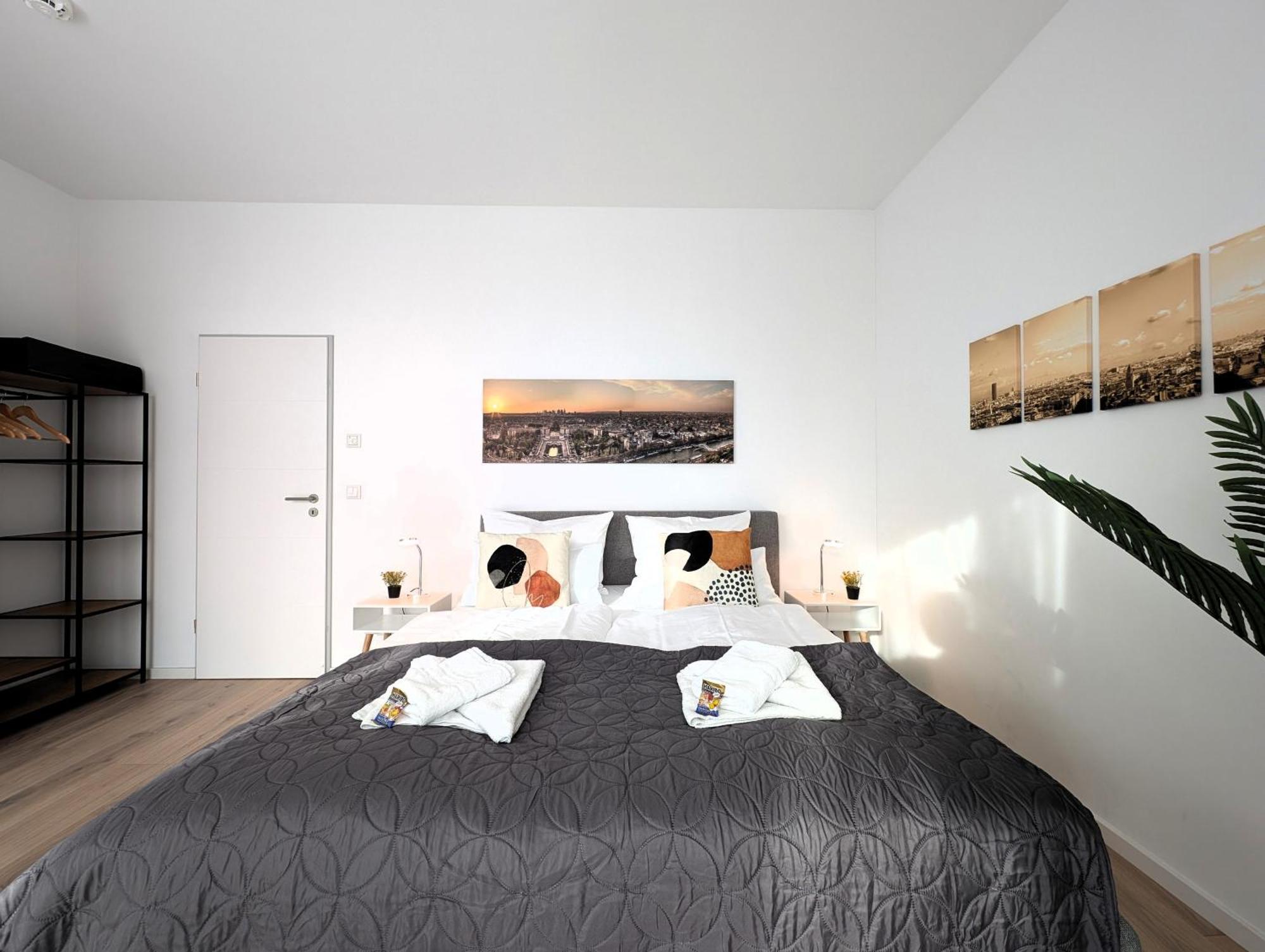 Bohnapartments - Nordkap-Suiten - Gratis Parkplatz - Moderner Neubau - Erdgeschoss - Fussbodenheizung 埃尔福特 外观 照片